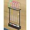 Estante de Almacenamiento para Raquetas de Bádminton, Estante de Almacenamiento para Equipos Deportivos y de Fitness, Estante de Exhibición de Raquetas de Gran Capacidad para Gimnasios y Hogares