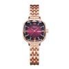 Elegante reloj de lujo ligero para mujer, impermeable, luminoso, cuadrado, estilo azúcar, moderno, a la moda, para mujer, 2023, nuevo, cuadrado pequeño, de alta gama