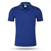 Roupas de Trabalho de Verão em Seda Gelo Camisas Polo Personalizadas Roupas de Trabalho de Manga Curta para Funcionários Camisetas Algodão Puro Camisas Culturais Estampadas com Logo Bordado