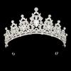 Corona de Princesa para Fiesta de Cumpleaños Europea y Americana Transfronteriza Aleación Strass Corona de Novia Tocado Accesorio para el Cabello de Vestido de Novia Diadema