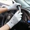 Guantes de Verano Finos de Dibujos Animados de Medio Dedo para Pantalla Táctil Protección Solar para Mujer Ciclismo y Conducción Guantes Anti-UV Guantes de Dos Dedos