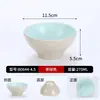 Tazones pequeños de plástico de melamina tamaño A5, aptos para uso comercial en comedores, tazones para sopa, restaurantes de hot pot, tazones para salsas para mojar, tazones para avena y restaurantes de comida rápida; estos cuencos están diseñados para imitar la apariencia de la porcelana
