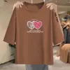 Moda de comercio exterior transfronteriza para madres, personas de mediana edad y mayores, versátil ropa interior holgada, camisetas de manga corta y tres cuartos, ropa interior básica