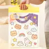 Bolsas de almacenamiento personalizadas para jardín de infantes, Bolsas de mano lindas populares de PDD para niños, Bolsas autosellables de doble sellado para madre e hijo populares en Douyin