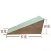 Cuña de madera triangular tapón de madera sitio de construcción instalación de puertas y ventanas tablero ALC punta de madera espiga de madera fijación nivelación cuña de madera