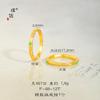 Anillo de Puzuo con forma de niño mágico rodeado de arena dorada, tallado en cincel antiguo, con personalidad de Gankun, estilo nacional, retro, para parejas, regalo