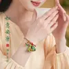 Pulsera de Cuerda Colorida del Festival del Bote del Dragón con Ajenjo, Colgante de Bolsita de los Doce Signos del Zodíaco, Pulsera Tejida a Mano de Zongzi para Niños y Adultos