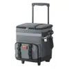 Bolsa Térmica Nueva con Ruedas Transfronteriza Bolsa de Picnic para Exteriores de Gran Capacidad Remolcador Paquete de Hielo Refrigerador para Llevar Caja Térmica