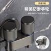 Acero Inoxidable Mini Compañero de Baño Una Entrada Dos Salidas Válvula de Ángulo Boquilla de Bidet Presurizada Grifo de Baño Balcón