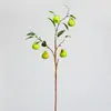 Galhos de Frutas Artificiais Altamente Realistas: Pera Branca, Pera da Neve, Pera Verde e Pera Pato para Design de Paisagismo de Jardim, Pousada e Decoração de Casa