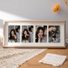 Conjunto Criativo de Porta-Retratos Combinados 234 Peças Casal Vazado Porta-Retrato 6 Polegadas Porta-Fotos de Madeira Personalizado Álbum Porta-Retratos de Três ou Quatro Peças