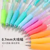 Set Completo de Plumas de Gel para Diario Frutas Azules, Plumas de Diario de Gran Capacidad de 36 Colores, Plumas de Gel para Dibujo, Marcadores de Colores Múltiples al por Mayor