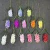 Violetas Roxas Artificiais de Haste Longa com Textura Realista, Adequadas para Exportação, Decorações de Casamento Transfronteiriças, Arranjos Florais Domésticos e Decoração Suave