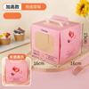 Caja Portátil para Pastel Infantil de Mousse Integrado Cuadrado de 3 Pulgadas Caja de Empaque para Pastel de Cumpleaños de Queso para Hornear