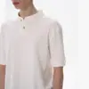 Camiseta de Manga Corta para Hombre, Estilo Verano, Corte Casual Vintage, Cuello Henley Retro Americano de Media Manga, Marca de Moda