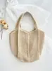 2026 Bolsa Tote Tecida de Ombro e Axila de Grande Capacidade para Mulheres, Nova Bolsa de Praia de Verão para Férias Casuais e Lazer
