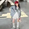 Chaquetas de Primavera para Niñas Ropa Infantil Nueva Elegante Ropa de Abrigo para Niñas Chaqueta de Béisbol con Letras Tendencia Transfronteriza