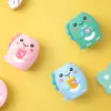 Funda de Silicona para Cepillo de Dientes Linda Caricatura Infantil Forma de U Funda de Silicona para Cepillo de Dientes Carcasa Impermeable Estuche Suave de Silicona