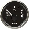 Indicador de Nivel de Aceite Indicador de Combustible Universal de 52 mm para Modificación de Vehículos y Embarcaciones Luz de Fondo Dual Color 12V/24V