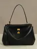 Cuero Genuino Nuevo Rodeo Gran Capacidad Bolso Tote Bolso Kelly Piel de Ternera Bolso de Mano para Mujer Bajo el Brazo Cerradura Bolso de Viaje