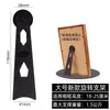 Acessórios de Suporte para Porta-Retrato Pernas de Suporte Cauda de Andorinha Formato de Diamante Trapezoidal Estrutura de Suporte Base Ornamental 360 Moderno Rotativo