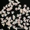 12*15mm Flor de Lirio Luminosa Brillante Pulsera de Cuentas DIY Llavero Pegamento Cremoso Accesorios de Cuentas Hechos a Mano