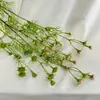 Flores Artificiales de Sol al por Mayor Flores Falsas Flores de Plástico Plantas Verdes Simuladas para Sala de Estar de Casa Muro de Plantas para Paisajismo Hojas Simuladas