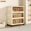 Armario de almacenamiento doméstico de gran capacidad de 50 cm de ancho para ropa y juguetes de niños, armario de almacenamiento multicapa sin montaje
