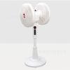 Ventilador de Pie Doble Cabezal Rotación 360 Grados Doméstico Comercial Industrial Viento Fuerte Puesto de Comida Doble Cara Crucero Ventilador Eléctrico