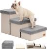 Escalera para Mascotas Transfronteriza de Amazon Escalón de Almacenamiento Plegable Escalera para Perros para Trepar Antideslizante Escalera para Sofá para Gatos y Perros