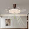 Nova Lâmpada Ventilador Invisível para Restaurante, Estilo Creme, Quarto de Criança, Quarto, Lâmpada Ventilador de Teto Integrada, Lustre de Vento Grande