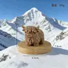Vela Perfumada em Formato de Iaque, Cera de Soja Natural, Feita à Mão, Ornamento Animal Único, Lâmpada Derretedora de Cera