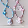 Novos Acessórios de Cabelo Infantis, Colares Versáteis de Princesa, Correntes para Clavícula de Meninas, Colares de Miçangas para Bebês, Correntes para Suéteres, Acessórios para Bebês