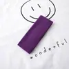 Faixa de Cabelo Lisa Masculina Tendência Street Absorvente de Suor e Antiperspirante Faixa Hip-Hop Versátil Faixa de Cabeça Tricotada Acessório de Cabeça Masculino Coreano Touca para Lavar o Rosto
