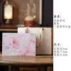 Bolsa de Tote Caja de Regalo Floral Rosa Caja de Almacenamiento para Juego de Té Kung Fu Estilo Chino Universal Tetera Taza de Té Souvenir Empaque