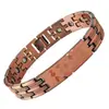 Pulseira magnética retro de moda popular com impressão a laser, fileira dupla, ornamentos de mão para casal removíveis, em estoque, atacado