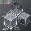 Caixa de Exibição Quadrada Ps, Caixa de Embalagem de Brinquedo Tendência Blind Box, Caixa de Armazenamento para Peixe Betta e Insetos, Caixa de Plástico Transparente à Prova de Poeira