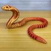 Impressão 3D Cobra Explosões Cobra Articulada Cobra Móvel Enfeites Cobra Brinquedos Pegadinha Barraca Explosões Brinquedo Tendência Mão