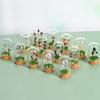 Cristal natural original con cubierta de vidrio, micropaisaje, árbol de cristal, regalo científico popular para niños, adornos de decoración para el hogar.