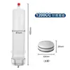 Máquina de Moldagem por Injeção com Seringa de Dosagem 2000cc Frasco de Cola Resistente à Alta Pressão Tambor de Cola para Impressora 3D 1200cc1000C600