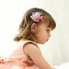 Presilhas de cabelo de desenho animado para crianças, peixe de resina, estrela-do-mar, conchas, presilhas laterais fofas para franja de meninas, acessórios de cabelo estilo oceano