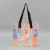 Em estoque PVC laser cor mágica bolsa laser PVC Saco de compras de PVC cor mágica saco de presente de PVC tpu saco de cor mágica