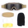 Gafas Tácticas Spot Gafas Protectoras para Tiro Cs de Persona Real para Exterior a Prueba de Viento, Arena y Resistentes a Impactos Gafas de Combate Montadas en la Cabeza