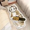 Alfombra Clásica Transfronteriza de Imitación Cachemira para Gato Dormitorio Junto a la Cama Manta Decorativa Alfombra de Piso Antideslizante Linda de Dibujos Animados para el Hogar