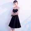 Vestido Negro de Noche 2026 para Mujer, Adecuado para Banquetes, Se Puede Usar Casual, Vestido Elegante para Mujeres Petites, Cumpleaños, Vestido de Graduación Estudiantil