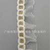 En stock al por mayor 3. Cinta de gasa plisada tejida estilo Chanel de 5 cm, encaje para ropa, accesorios de encaje