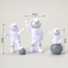 Decoración de pastel de astronauta decoración niño espacio Planeta universo Galaxia cohete decoración de pastel tarjeta enchufe