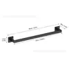 Accesorios Cuadrados de Acero Inoxidable para Baño Barra para Toallas Portarrollos de Papel Higiénico Gancho Juego de Baño Transfronterizo