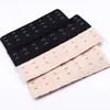 Directo de fábrica corsé de tres filas de siete-quince hebilla extendida hebilla extendida poliéster acero inoxidable piel negra en grandes cantidades en stock