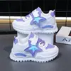 Zapatos Deportivos Transpirables para Niñas, Nuevos Modelos de Primavera y Otoño, Zapatos de Papá de Moda Suaves con Patrón de Estrellas para Niños, Zapatos Casuales Antideslizantes para Correr